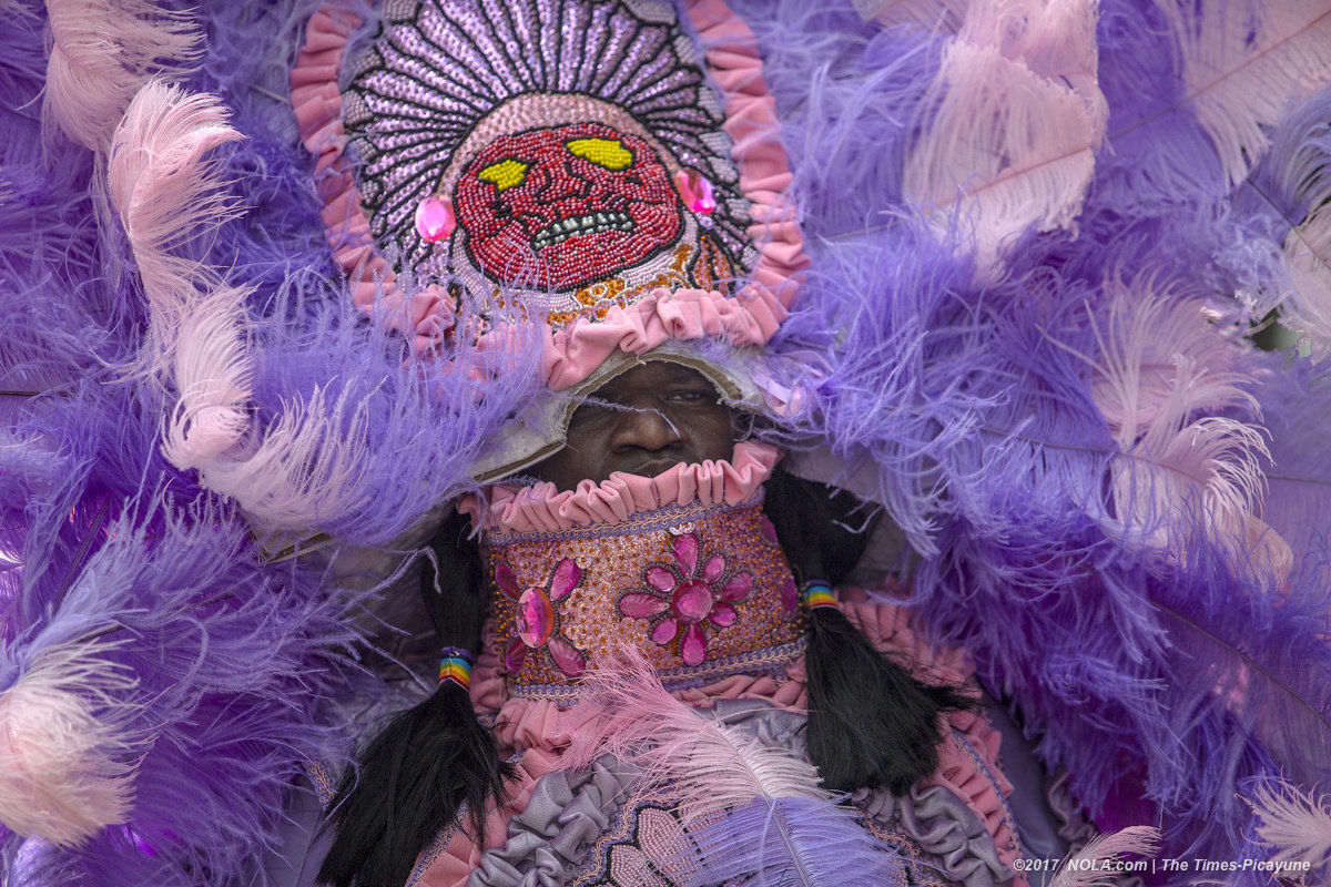 Mardi Gras Indians hit the streets In New Orleans